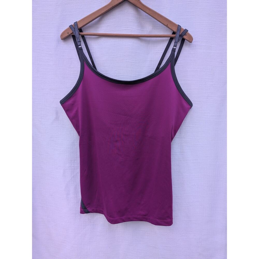 Fila Purple and Black Tank Top